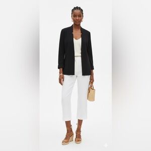 CABI CENTER JACKET BLACK KNIT BLAZER STYLED WORKWEAR SIZE MEDIUM